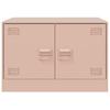 Pink Coffee Table 67 X 50 X 44 Cm Steel