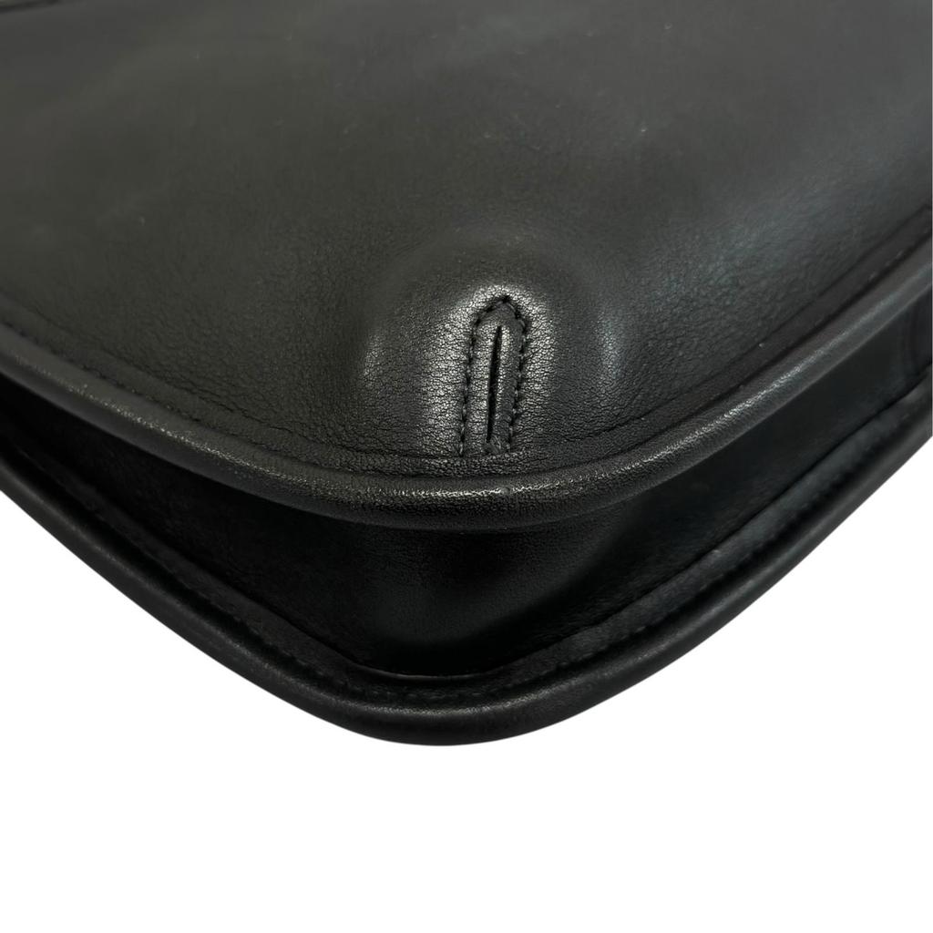 COACH Old Coach Ergo 9020 Handbag black Women one belt used