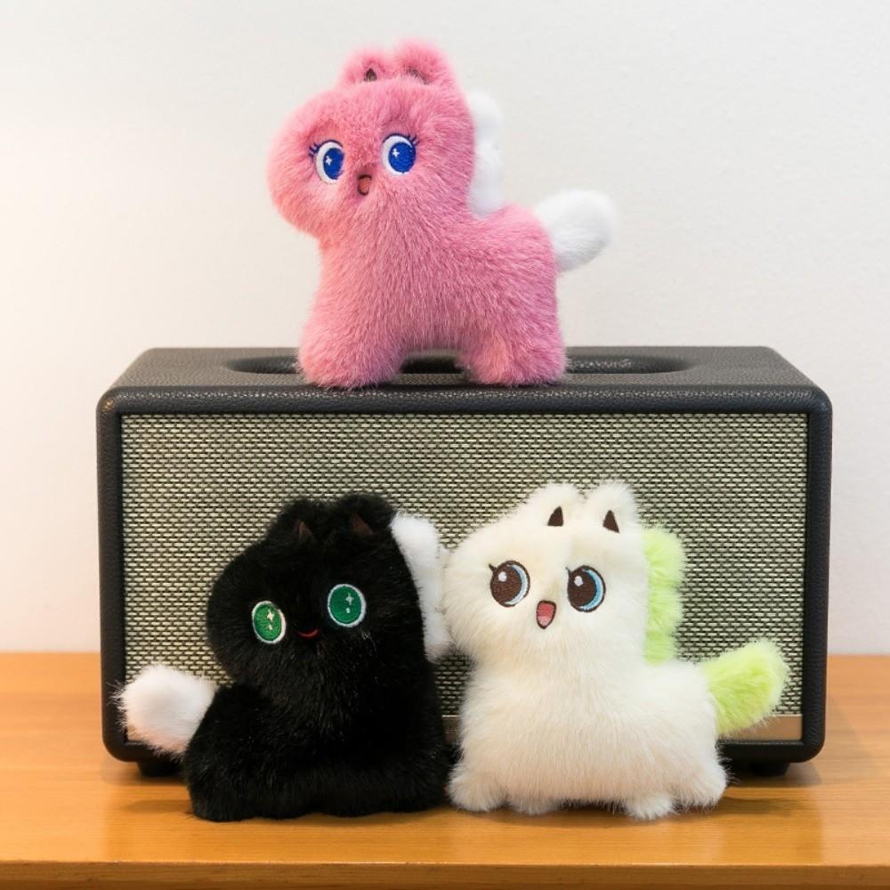 PP Cotton Horse Plush Keychain Press To Sound Horse Plush Doll Keyring  Year of Horse