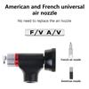 Road Bike CO2 Inflator Head Bike Inflation Valves Head Replacement Inflation Nozzle Bike Fast Inflation Accessories