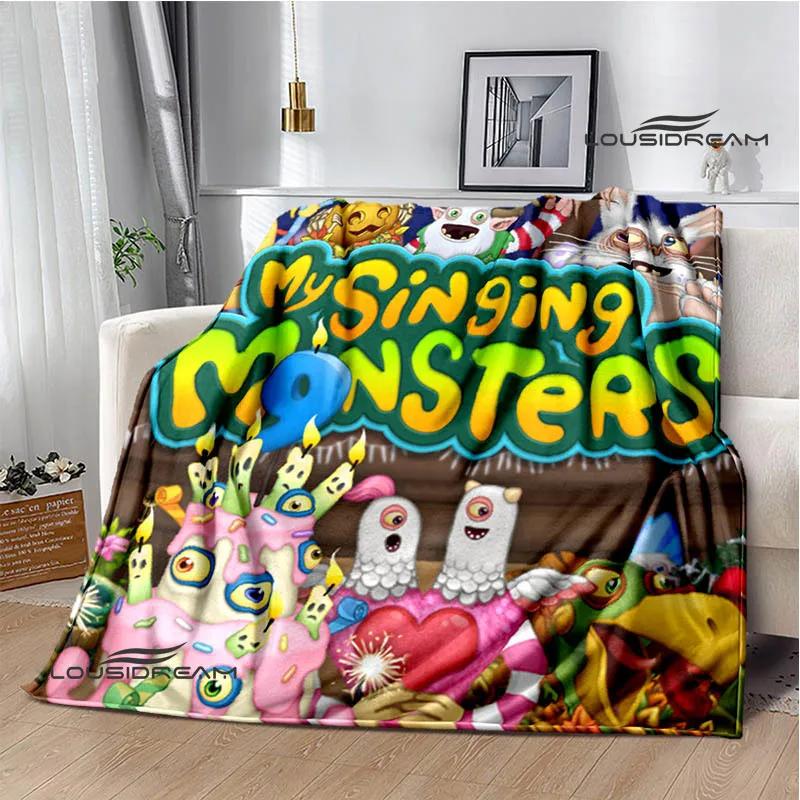 Hra My Singing Monsters potištěná deka Flange Teplá deka na piknik Měkká a pohodlná deka Dárek k narozeninám