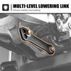 NICECNC Motorcycle Multi-Level Adjustable Lowering Link Kit For 2024 Suzuki DR-Z400 DR-Z400E DR-Z400S DR-Z400SM DR-Z4S 2000-2024