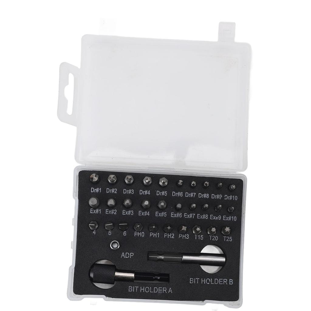 33 Pcs Screw Extractor Set Damaged Stripped Rusty Bolts and Nuts Remover with Carrying Case