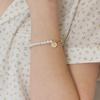 Daisy Pearl Chain Bracelet - Gold