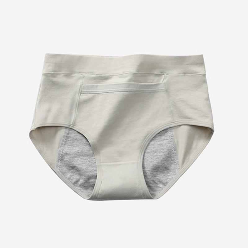 4Pcs Menstrual Period Panties Women Underwear Cotton Widen Leak Proof Physiological Pants Girs Briefs