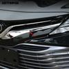 For Toyota Camry XV70 LE XLE 2017 2018   Chrome Front Center Grille Trim Front Engine Hood Lid Accessories Car Styling