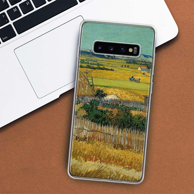 Van Gogh Olejomalba Pouzdro na telefon Pro Samsung Galaxy M21 M12 M31S M32 M51 M52 Note 20 Ulte 10 Plus 9 8 J4 J6 + J8 M11 F52 F62