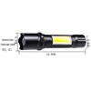 Portable Type-C Rechargeable Zoom LED Flashlight