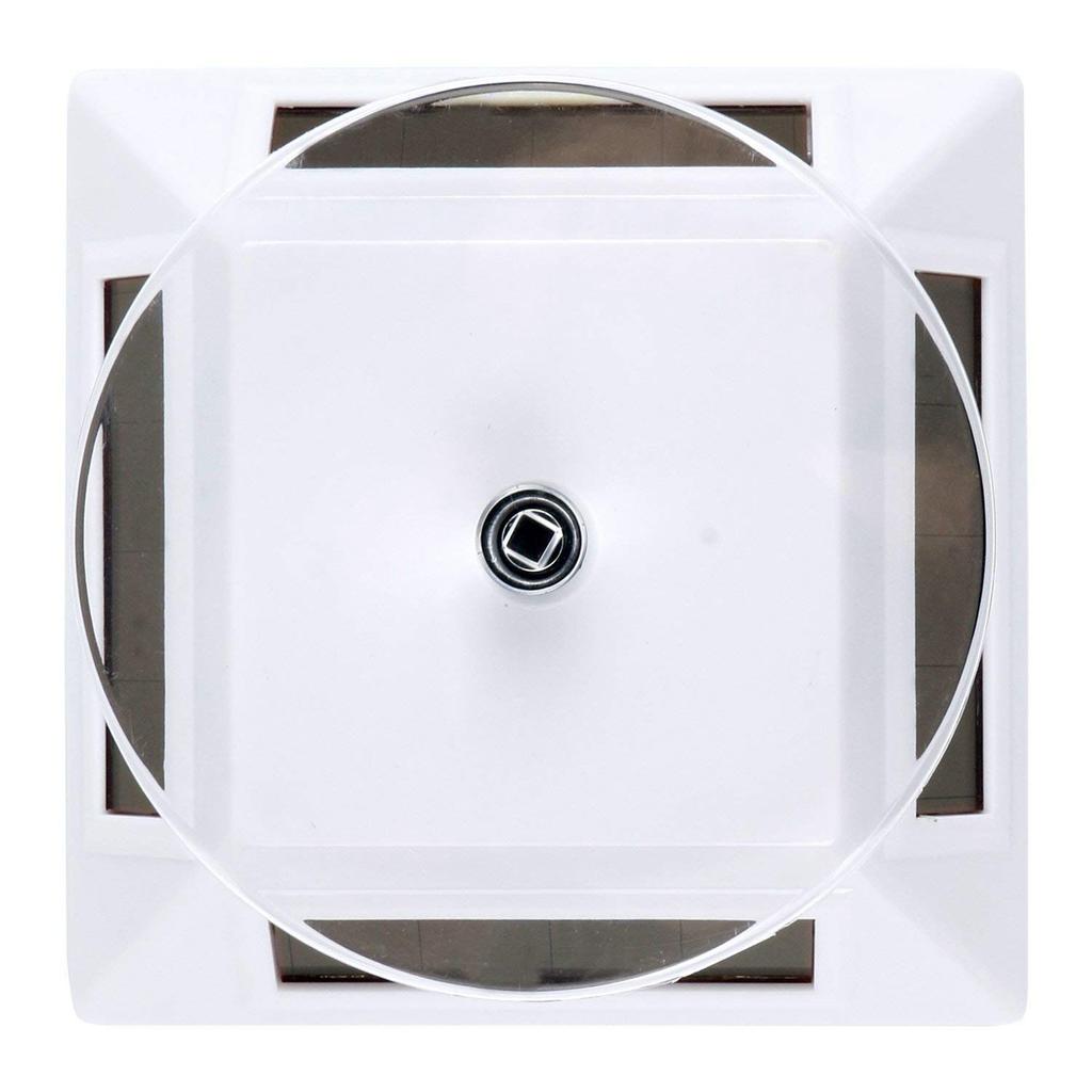 ABWR-White Solar/Battery Powered Rotating Stand Product Display Art Jewellery Exhibition Photography