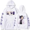 Anime Demon Slayer Kochou Shinobu Graphic Printed Hooded Men Women Hoodies Casual Loose Streetwear Harajuku Unisex Sweatshirt