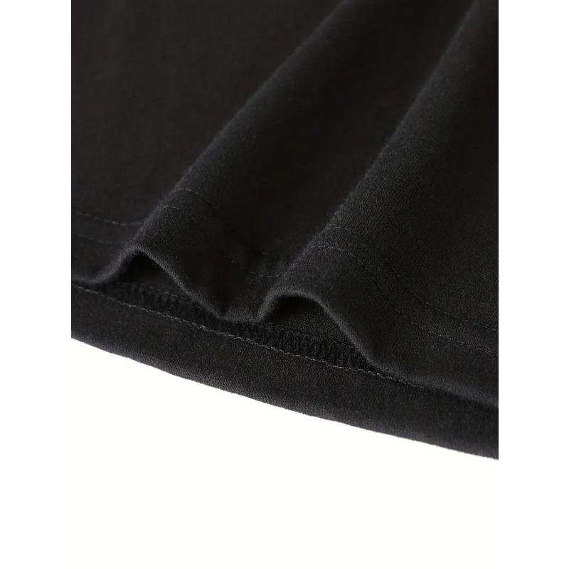 Taglie Europee T-shirt Nera Carina per Bambini con Stampa Arancione | Perfetta per Giocare all'Aperto e per l'Uso Quotidiano, Vestibilità Comoda, Girocollo, Manica Corta