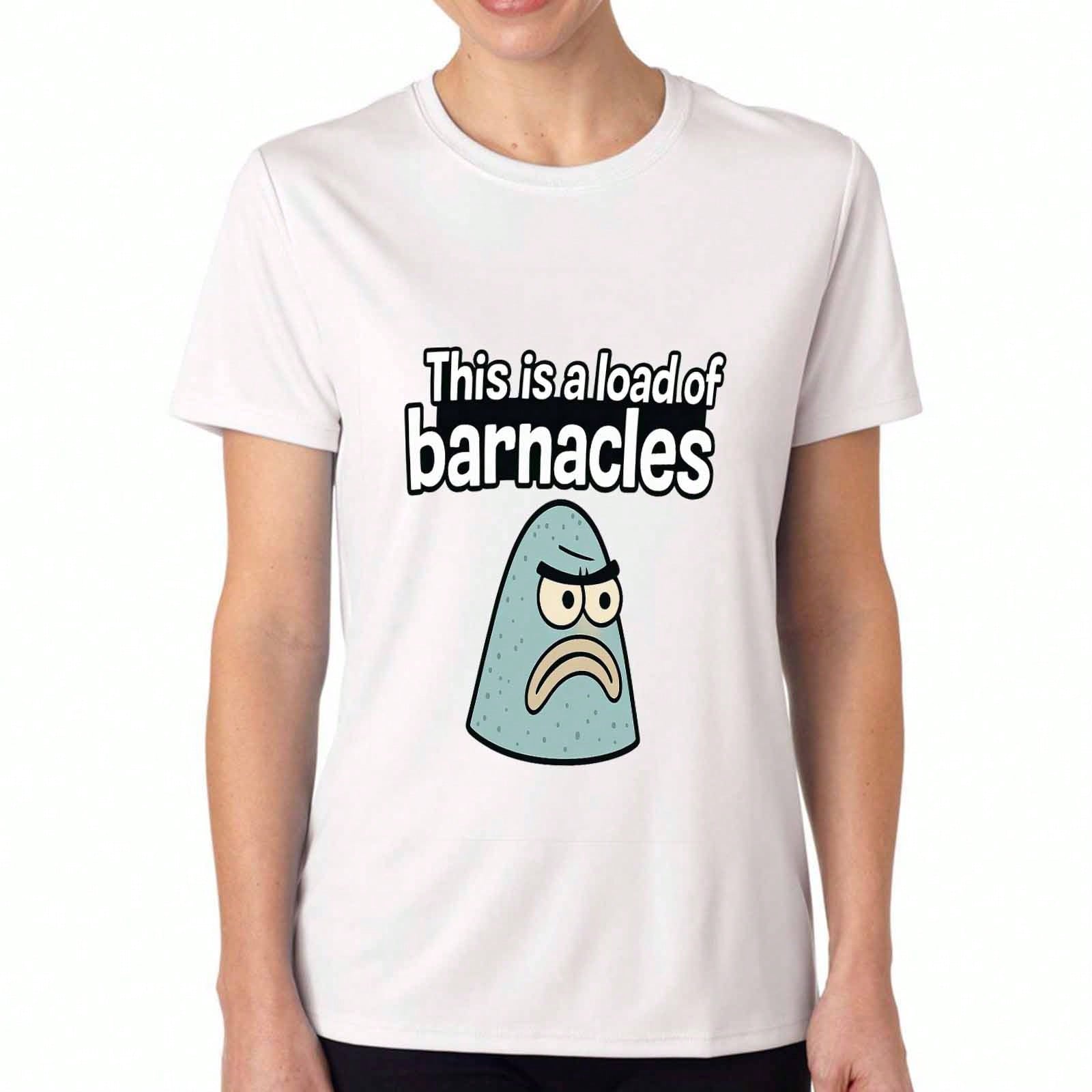 Barnacles unisex s Cotton T Shirt, Premium Cotton Graphic Tee With This Is A Load Of Barnacles Print, Durable And Comfortable, Casual And Stylish, Per S разноцветный