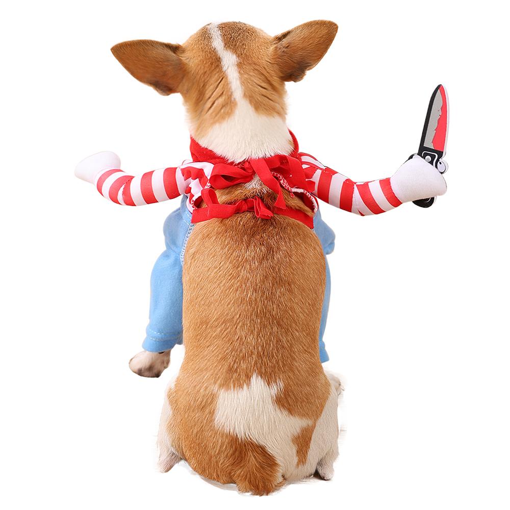 Lustige Cosplay-Hundekleidung für kleine und mittelgroße Hunde und Katzen, Halloween-Welpenparty-Kostüm, weich, gemütlich, Chihuahua, französische Bulldogge, Haustier-Overalls