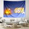 LankyBox Print Tapestry, Backdrop, Easy Setup, Ideal for Bedroom, Office & Living Room, with Aesthetic Wall Hanging Decor.