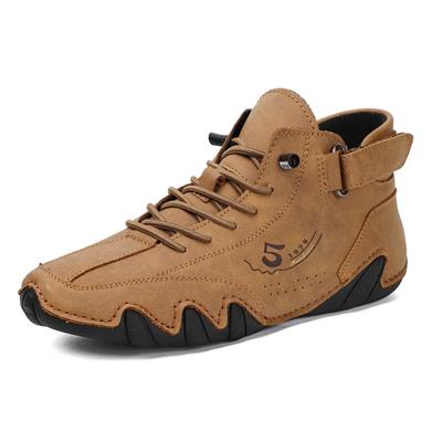 Men Genuine Leather Shoes Sneakers Mens Boots Fashion Casual Ankle Boots Man Male Platform Shoes for Men Designer Luxury Shoes