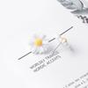 Women Girls Simple Daisy Flower Fresh Temperament Fashion Accessories Earrings Jewelry Ear Stud