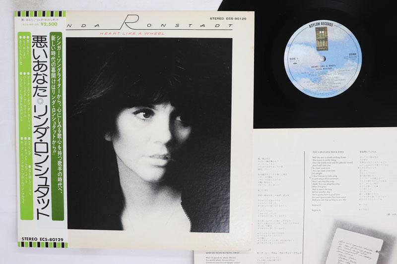 

LP Record LINDA RONSTADT Heart Like A Wheel ECS80129 ASYLUM 1974 Japan Obi Rock Used