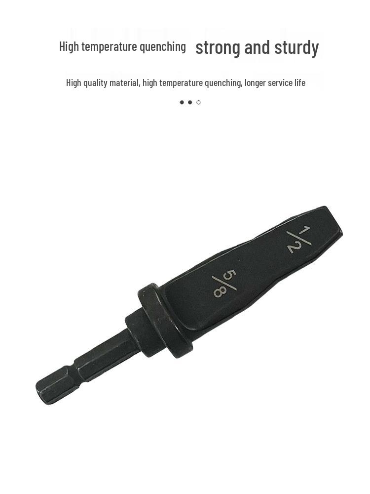 Electric Copper Tube Expander & Flaring Tool for Air Conditioners - Drill Bit & Hole Punch Refrigeration Tool