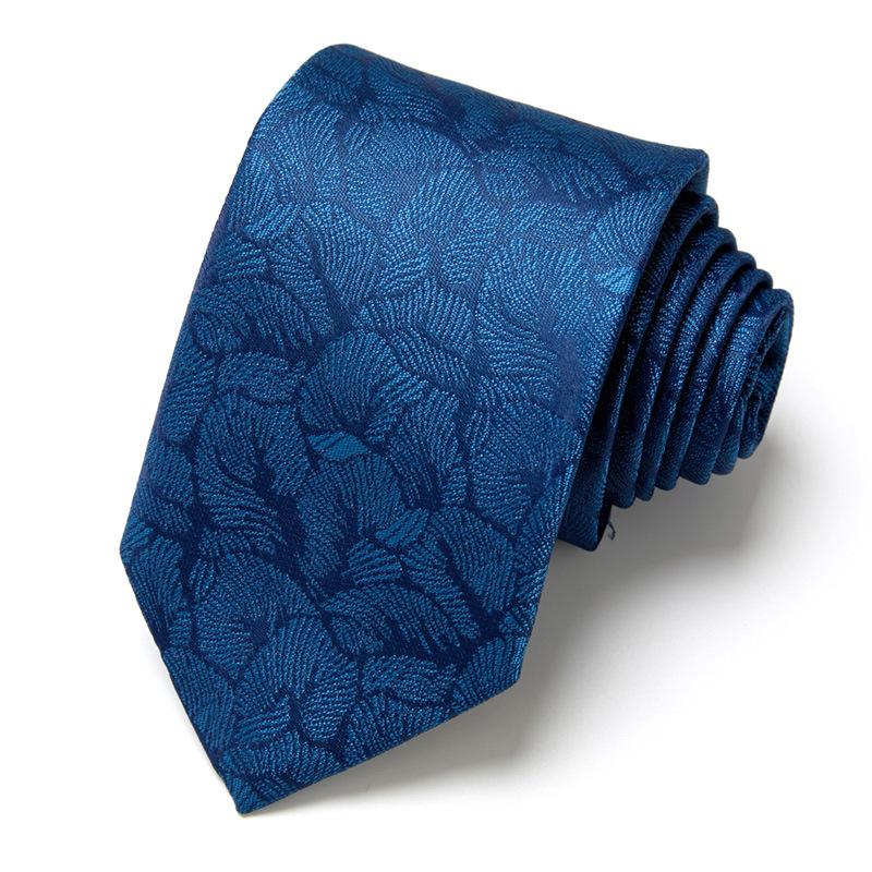 Men'S Business Tie Hand-Typed Professional Dress Interview Tie Men'S Polyester Silk
