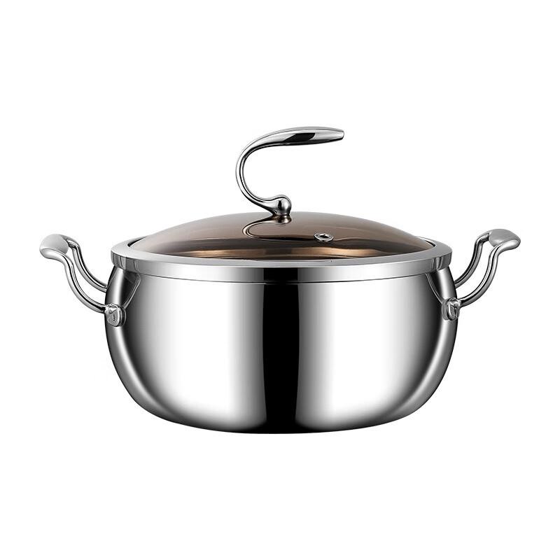 TLXT 24cm 3-Ply Stainless Steel Soup Steamer Pot