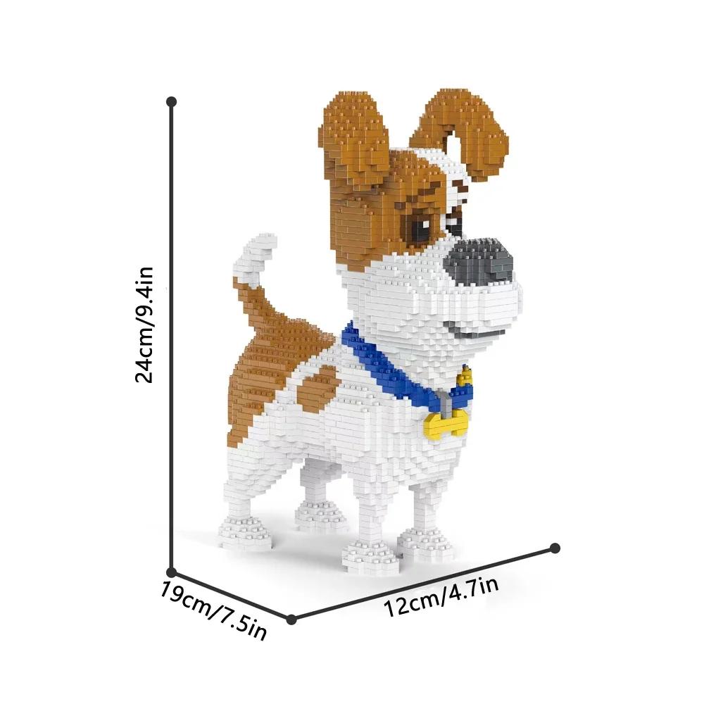 Knew Built Corgi Dog Micro Mini Building Blocks Toys: Adorable Model for Pet Lovers Recreation Perfect Display and Gift Idea