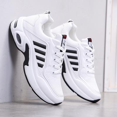 Baskets de mode pour hommes Chaussures de course décontractées pour hommes Cuir PU Chaussures de sport vulcanisées Chaussures de course à coussin d'air pour hommes zapatillas de hombre 44