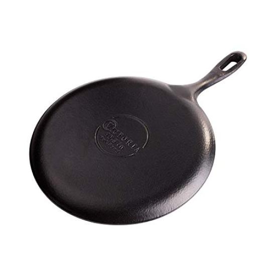 [VICTORIA] VICTORIA Victoria 10.5-inch Coma Griddle 26.5cm Seasoned with Anti-Sticky Coating [Genuine Japanese Product]