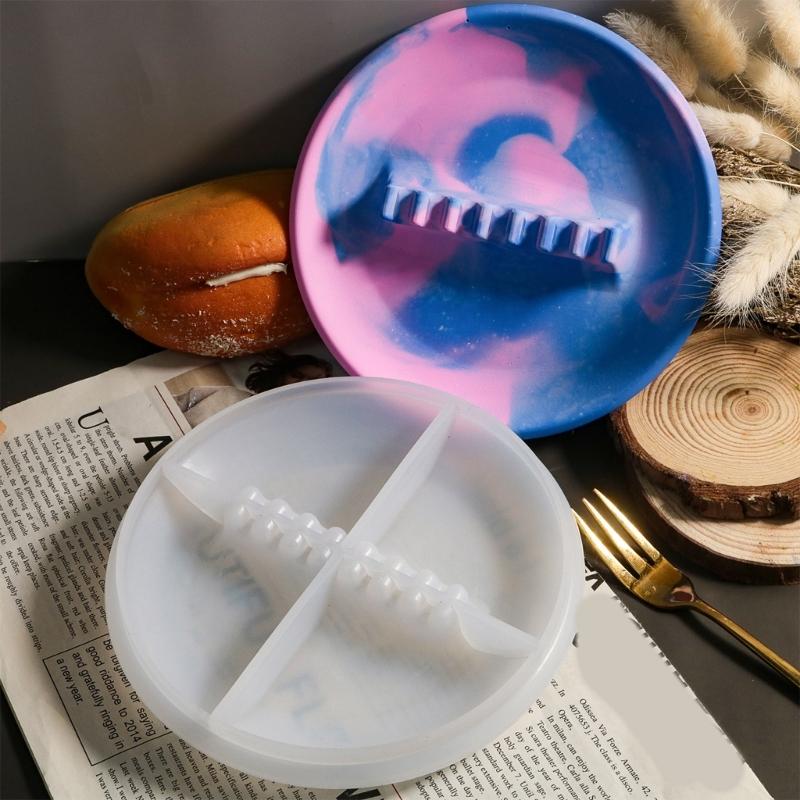 Silicone Mold Cutlery Storage Tray Moulds Silicone Crafts Molds Dish Moulds Perfect Gift for Kitchen Enthusiasts