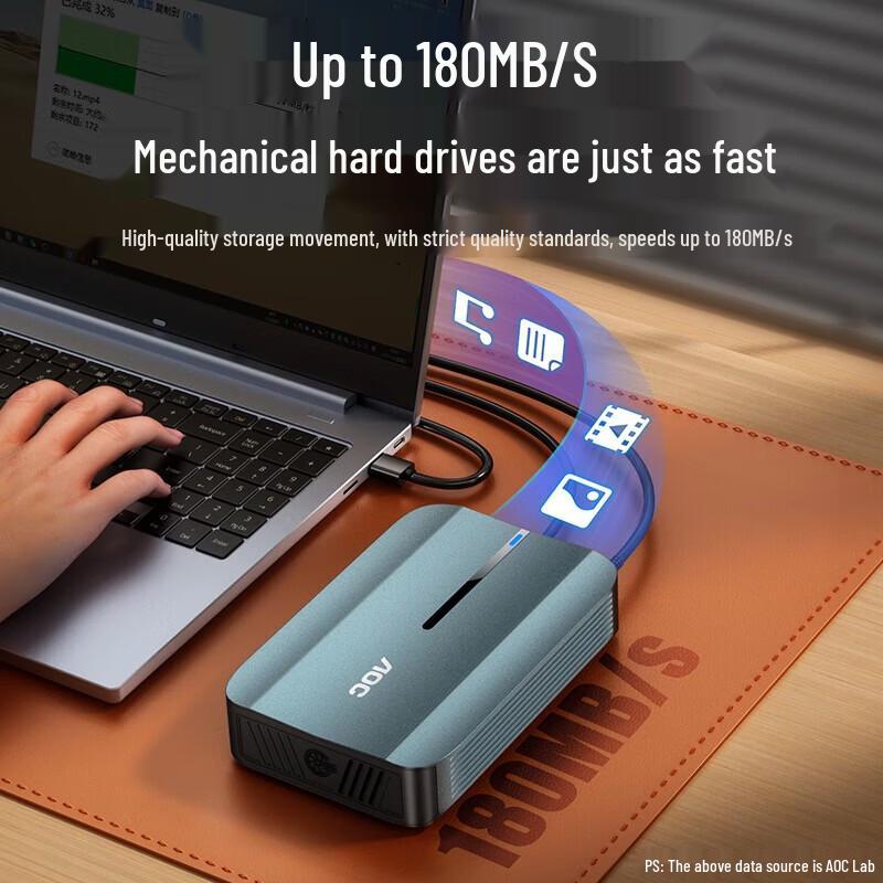 AOC Qiao Jing 6TB Enterprise Desktop External Hard Drive