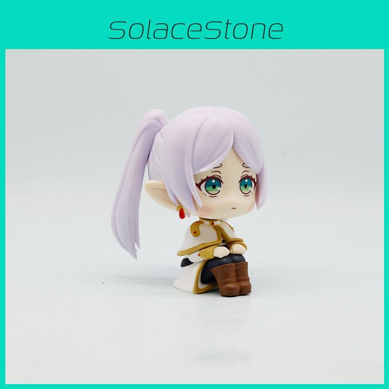 Figurka Pvc Frieren Siedząca Do Dekoracji Biurka Domowego