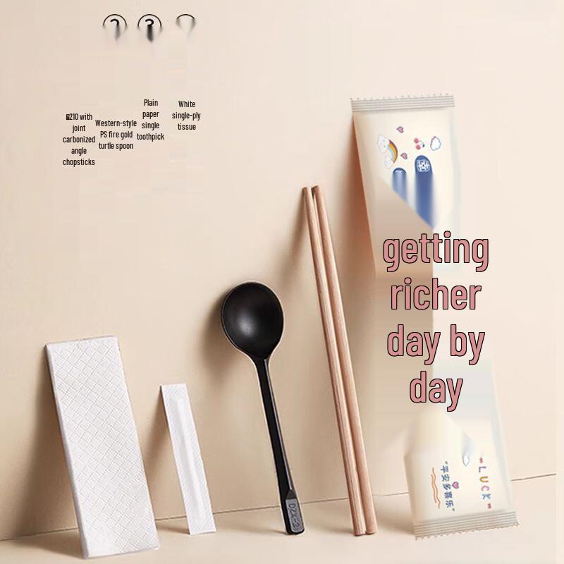 Disposable Bamboo Chopsticks & Cutlery Set