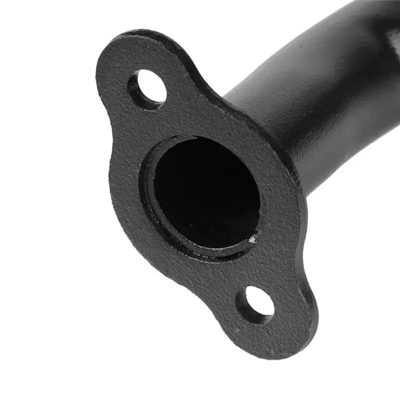 Fatty Belly Pipe Exhaust Muffler Black Fit for 50cc  60cc 66cc 80cc 2-Stroke Engine Motor Motorized Bike Gas Engine Motor Parts