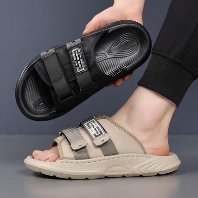 Herren Sport Hausschuhe Outdoor Dicke Sohle Männlich Atmungsaktive Hausschuhe Strand Herren Slipper Sommer Handgefertigt Herren Freizeitschuhe