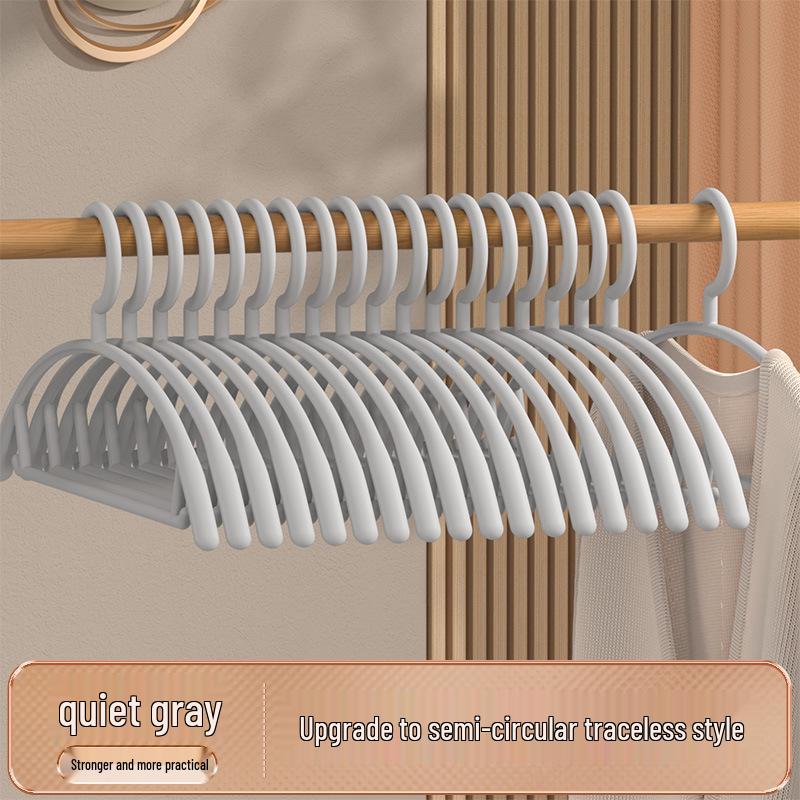 Traceless Non-Slip Wide Shoulder Clothes Hanger - Anti-Shoulder-Point Design for Adults and Students, Ideal for Balcony Drying. 1 piece