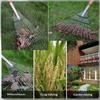 1Pcs Garden Leaf Rake Durable 14/16-Tooth Garden Rake For Gardeners Grass Farming Rake Iron Potting Landscapers Reliable Tools