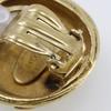Chanel COCO Mark Earring Vintage Plated Gold 26g Women Used