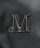 Mucent Velour Metal Logo Belt Crossbody Bag Unisex