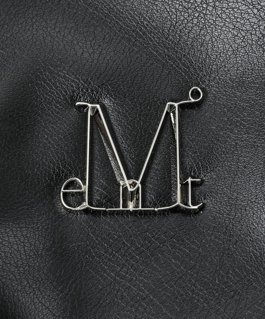 Mucent Velour Metal Logo Belt Crossbody Bag Unisex
