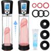 Electric Penis Enlarge Vacuum Pump with 4 Suction Intensities, Adorime Rechargeable Automatic High-Vacuum Penis Enlargement Extend Pump, Air Pressure