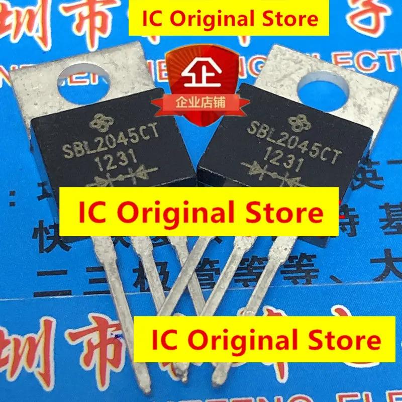 

10pcs SBL2045CT New Import Spot TO-220 45V 20A 2045CT Schottky Diode High Power Rectifier Electronic Components To220 SBL2045