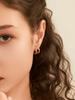 Ellejewelry 14K Gf Two-Way Line One-Touch Earrings Elgpee580
