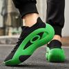 New Arrival Black Green Summer Sneakers for Men Breathable Socks Casual Sports Shoes Men Trainers Platform Designer Sneakers Men