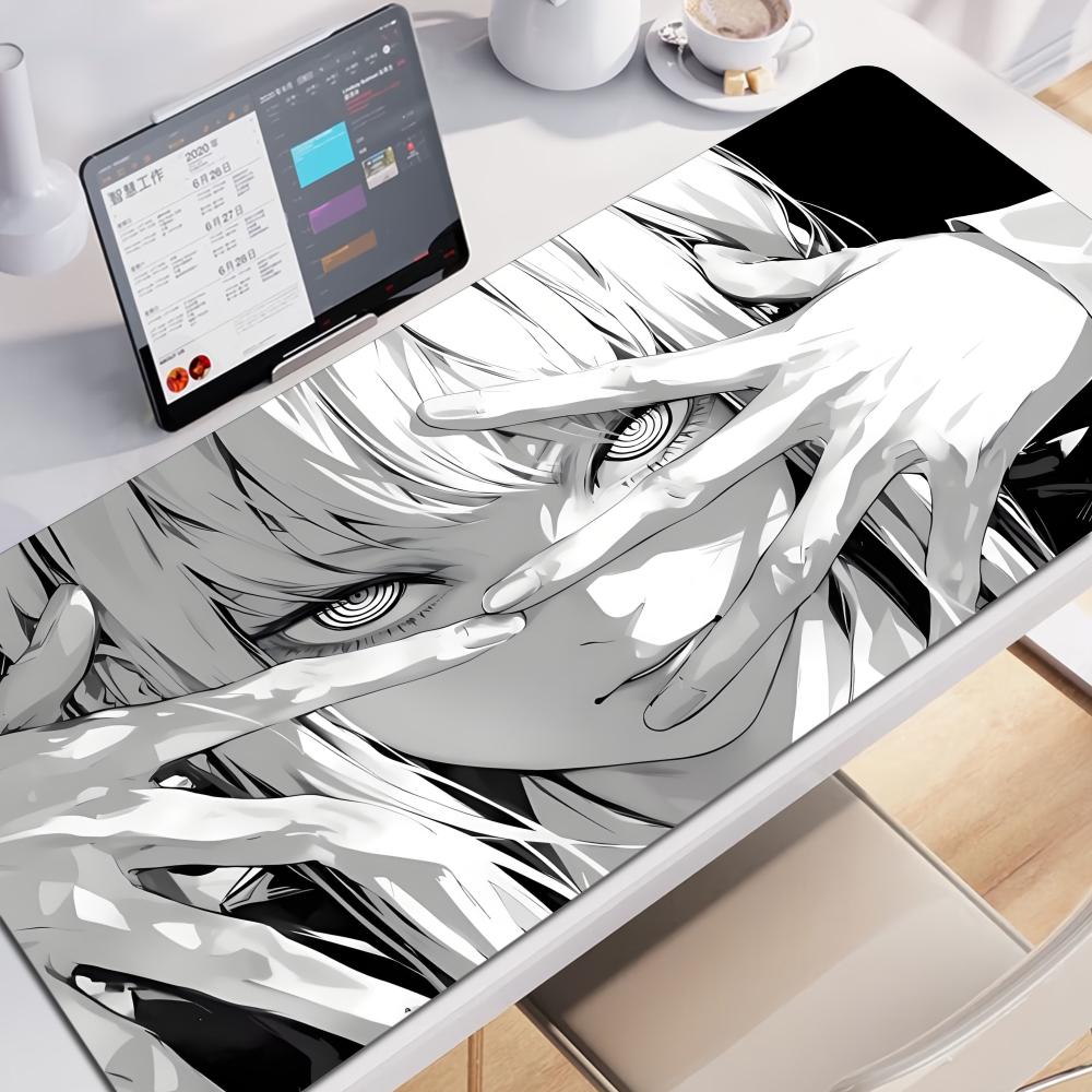 Muismat Anime Muismat Gamer Cchainsaw Man Makima Gaming Accessoires Muismat Grote Toetsenbord BureauMatten Computer Toetsenbord Mat