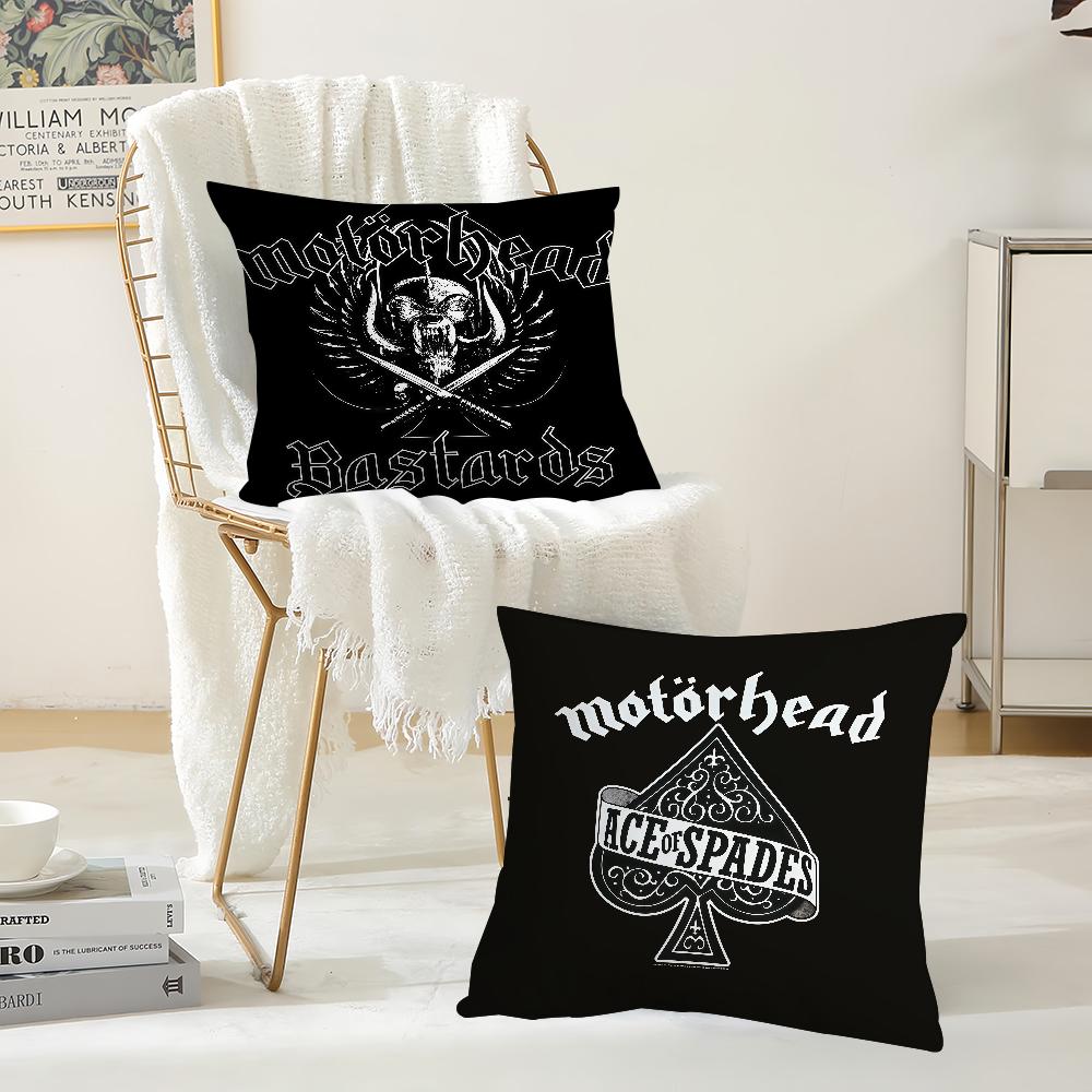 Rock Band MMotorhead Pillow Case Suitable For Bedrooms Living Rooms Cars Home Decoration