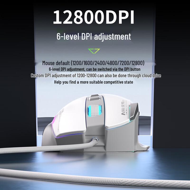 AULA S12pro Wired RGB Ergonomic Gaming Mouse