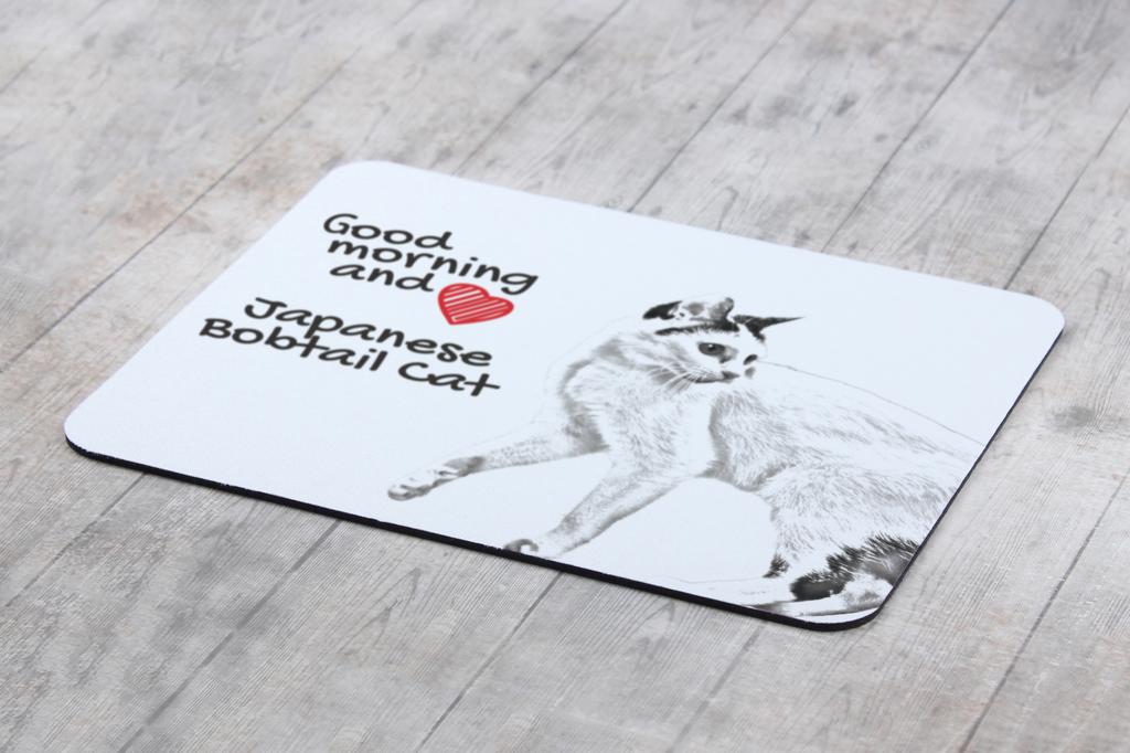 Bobtail Japonês - Mouse pad com estampa, pad de gato personalizado, gadget único para um trabalhador de escritório da marca Art-Dog