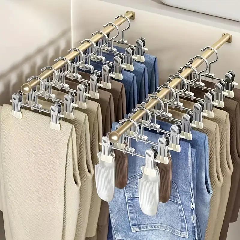 5/10 STÜCKE Multifunktionale Wäscheklammer Kleiderbügel Kleiderhaken Schnalle Metall Edelstahl Hut Rock Hose Clip Kleidung Kleiderschrank Aufbewahrung