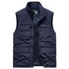 Gilet da esterno Gilet tascabile multifunzionale da uomo Gilet da pesca Gilet da fotografia sottile casual