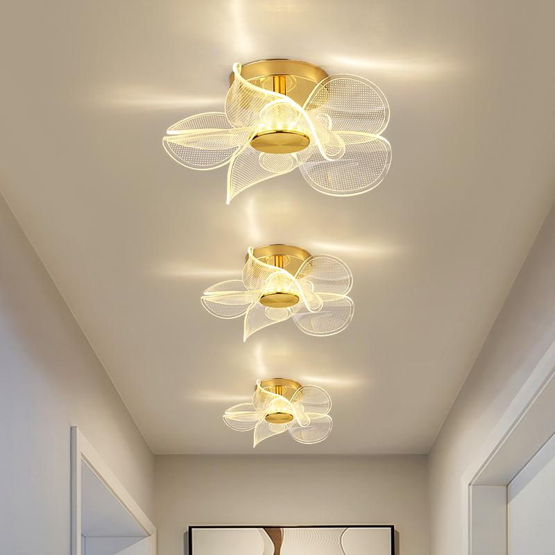 Moderne LED-Deckenleuchte Acryl-Lichtleiterplatte Lampenschirm für Schlafzimmer Esszimmer Wohnzimmer Treppen Flur Kunst Dekorieren Kronleuchter