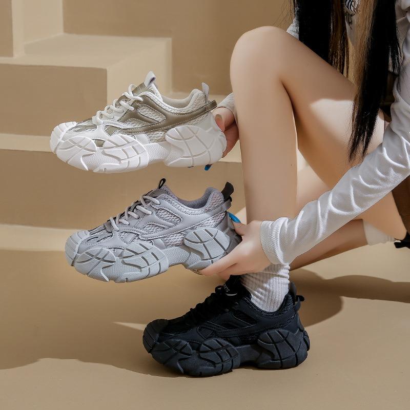 New Dad Shoes Women's Autumn Student Sports Running Casual Platform Heightening Shoes